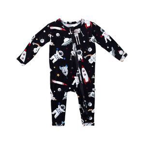 Bums & Roses Girls  I Need Space Romper, Multicolor